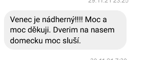recenze, děkujeme
