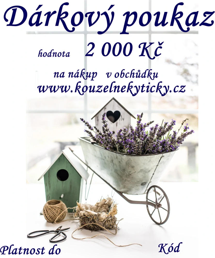 Dárkový poukaz 2000Kč