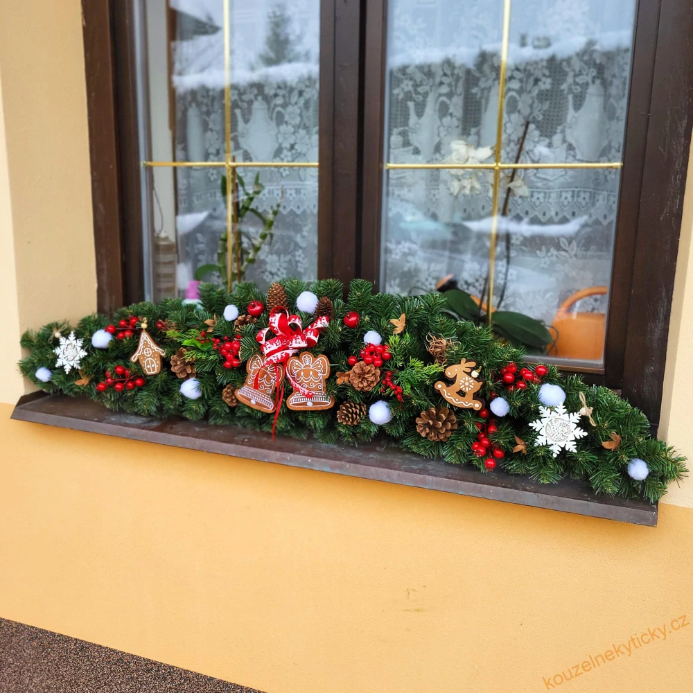 Girlanda 80cm - skořicový zvonek