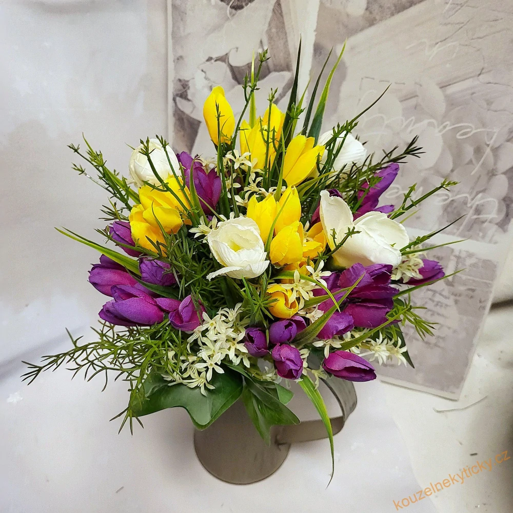 Kytička jarní - mix krokusy a tulipány 